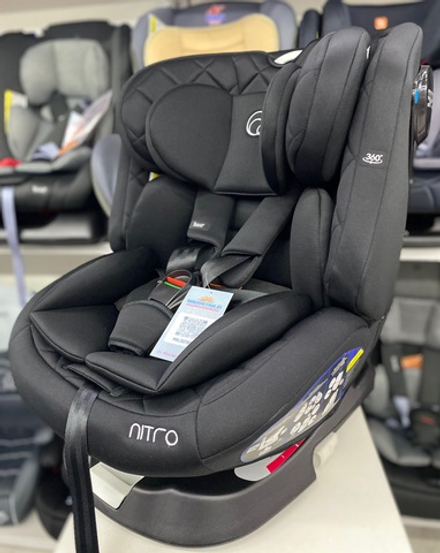Автокресло RANT UB619 "NITRO" isofix Black группа 0+-1-2-3  (0-36 кг)