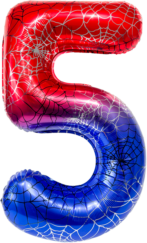 Цифра 5 Героическая тема, Красный/Синий 40" К