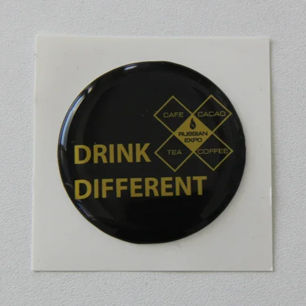 Наклейки drink different (black)