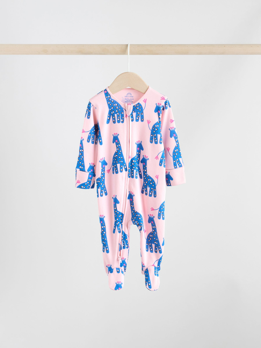 Комбинезон / Cлип для малышей Next F73-213, 3 шт., Розовый, Голубой