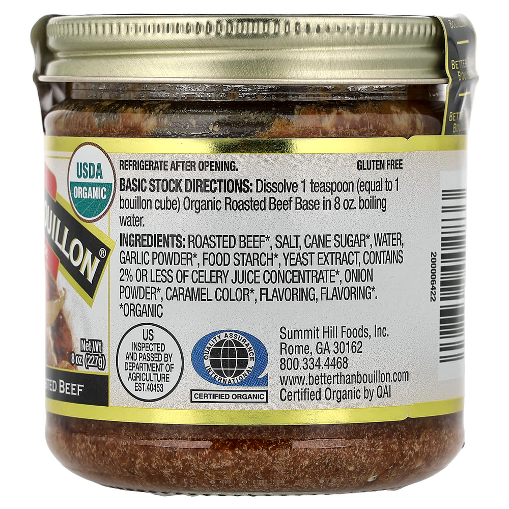 Better Than Bouillon, органическая жареная говядина, 227 г (8 унций)