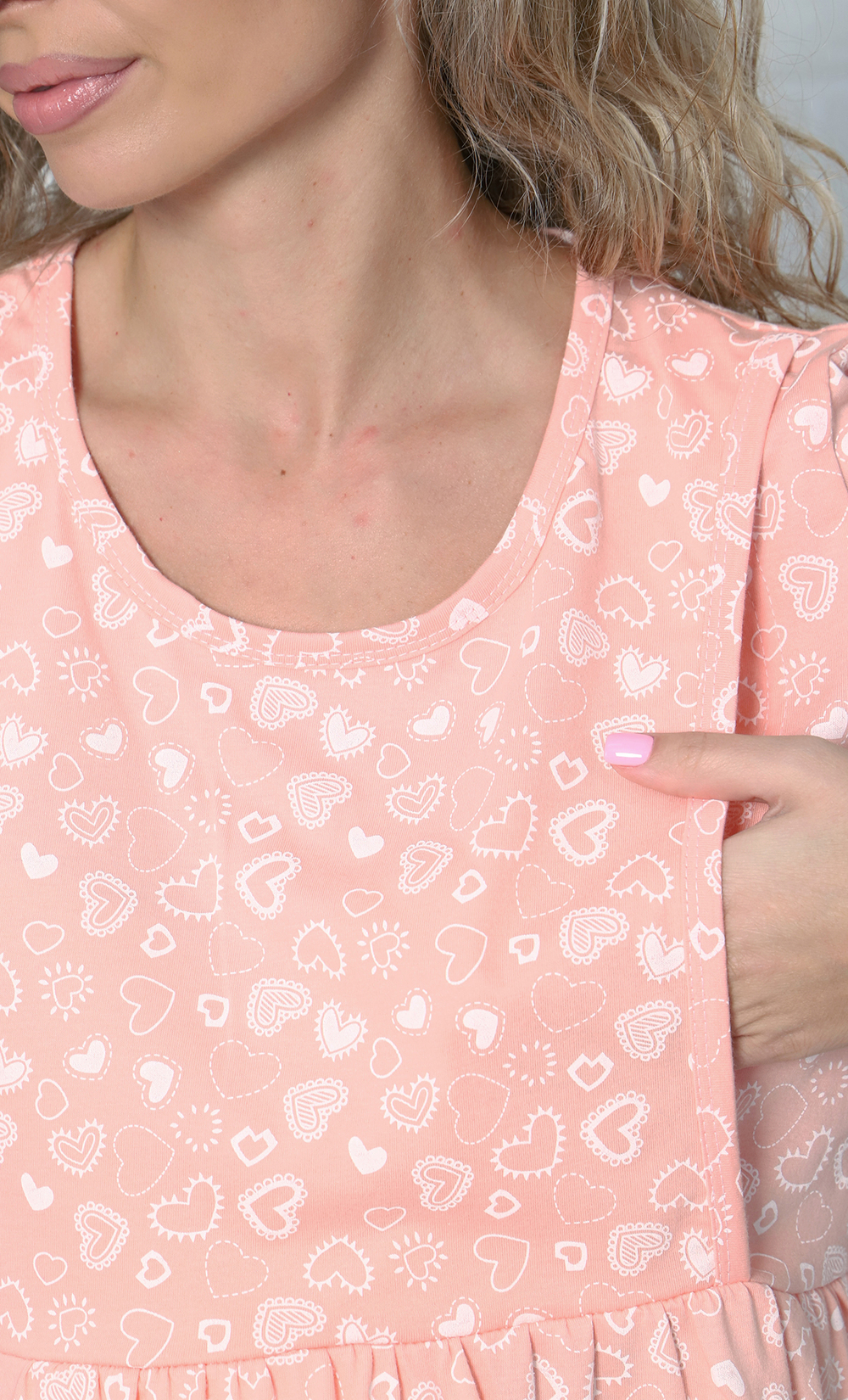 Сорочка для кормящих С-3946