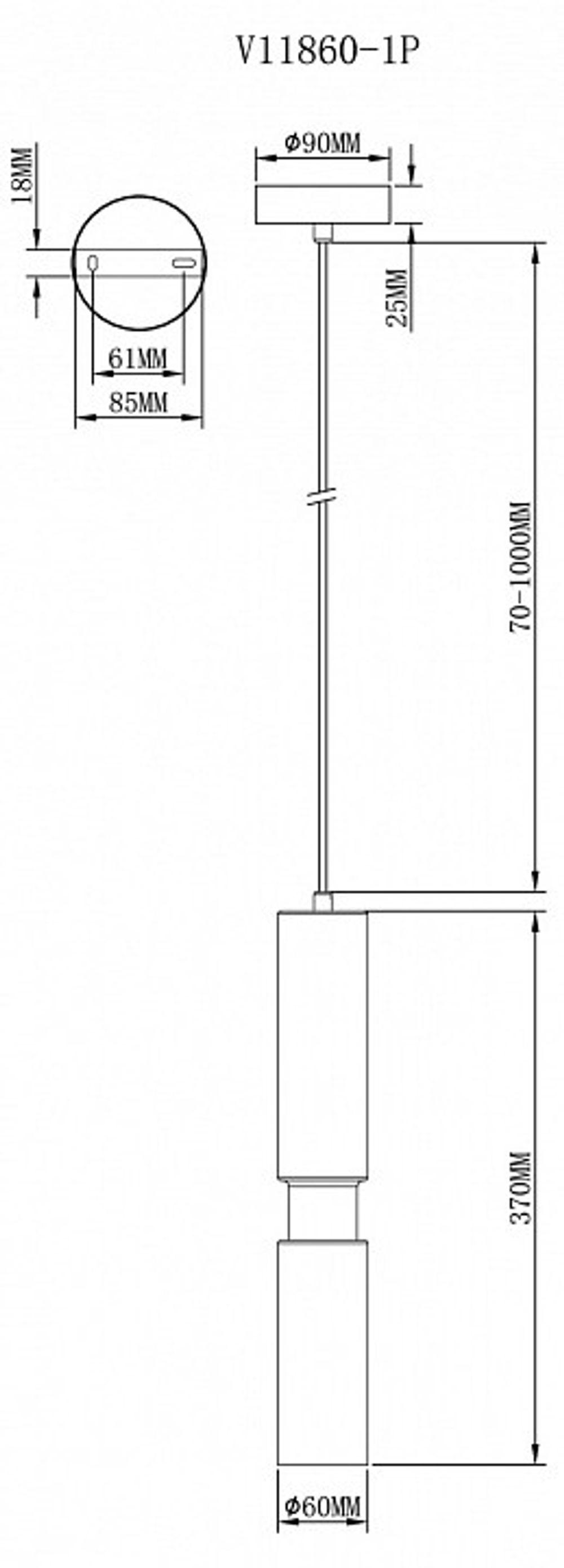 Подвесной светильник Moderli Telma V11860-1P