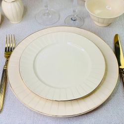 Lenardi 205-137 Набор из 6 тарелок 20,5см MARZIPAN в под.уп.(х12)Фарфор