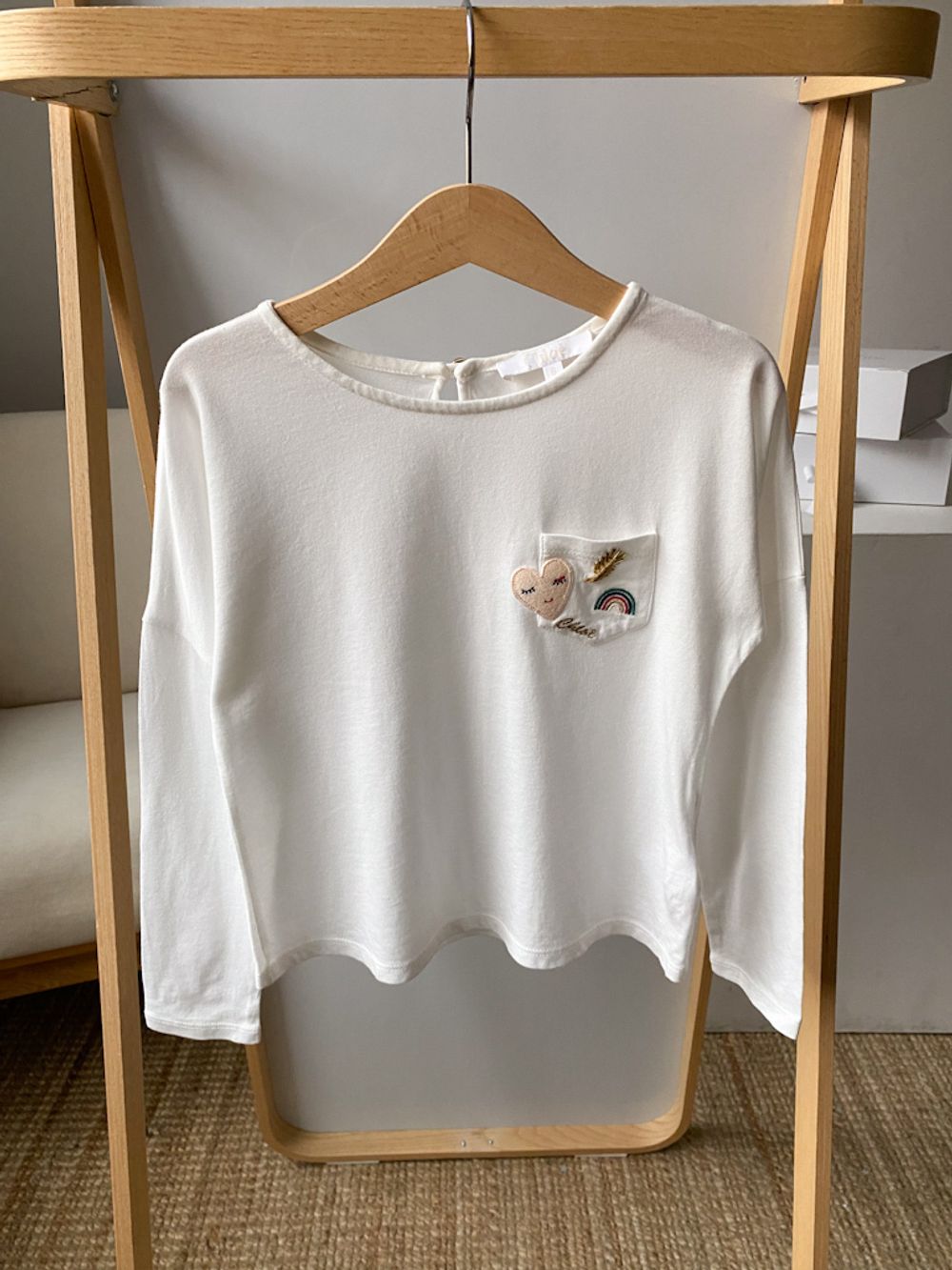 Хлопковый лонгслив Chloe, 116