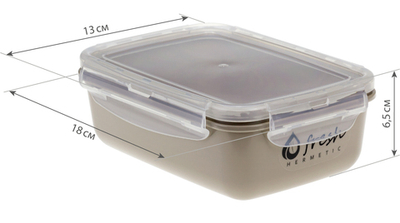 Ёмкость для продуктов герметичная ФРЕШ 0,8л М1422
