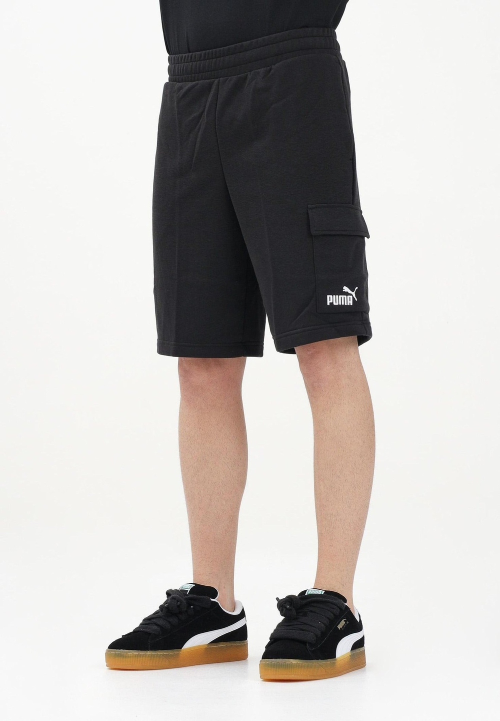 Шорты спортивные мужские PUMA ESS No. 1 Logo Cargo Shorts 10” TR