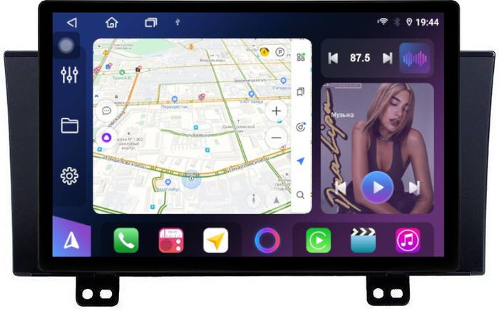 Магнитола для Honda Elysion 2004-2013 - FarCar BX877 монитор 13" 2K QLED на Android 13, Быстрая, CarPlay, 4G SIM-слот