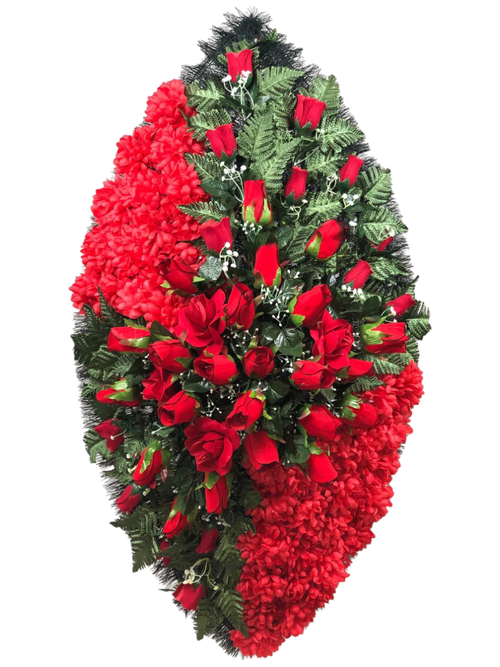 Венок ритуальный «Элитный №58» (125 см)