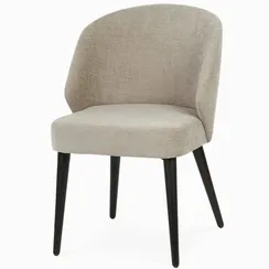 Стул Helios, серый, черные ножки