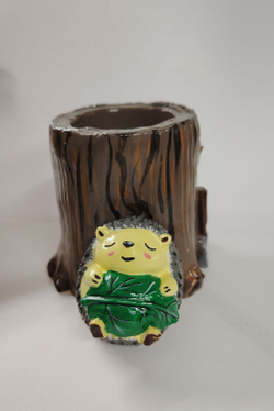 Кашпо органайзер Ежик лежит