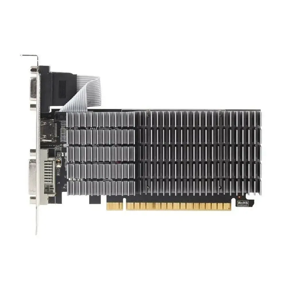 Видеокарта MaxSun MS-GT710 LP 2G, 1хHDMI+1xDVI+1xVGA, 2GB GDDR3 64bit, PCIe3.0