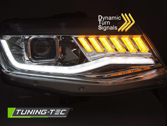 Фары передние для CHEVROLET CAMARO 16-18 HID SEQ CHROME