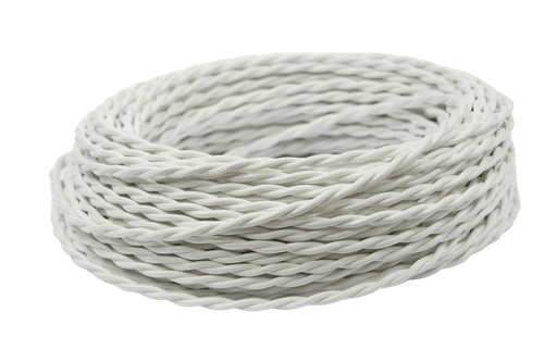 Ретро провод витой Белый Interior Wire Twist Магус ТМ ПРВ-БЕЛ / 2х2,5