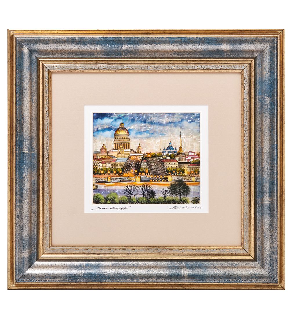 Народные промыслы ШК-55/247 Панно «Санкт-Петербург»