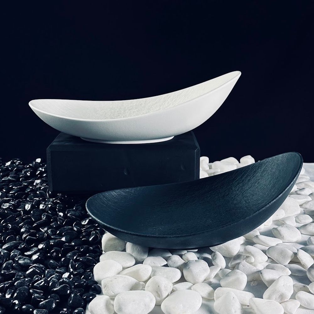 Lenardi 135-063 Набор из 2 глубоких овальных блюд 27,7/33,1см ЭФИОПИЯ в под.уп.(х6)Фарфор