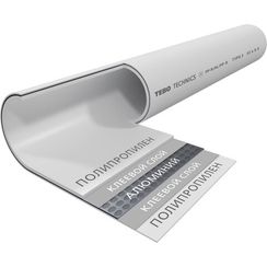 Труба TEBO SDR6 (PN25) 50x8,3 армированная алюмин. сер. PP-R метр (4/20)