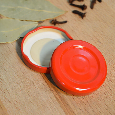 Крышка для консервирования 20шт винтовая d43 ТВИСТ-ОФФ (красная)