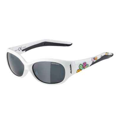 Очки ALPINA Flexxy Kids White Flower Gloss/Black кат. 3