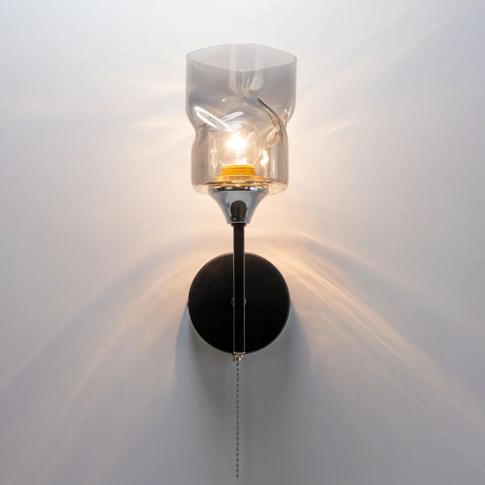 Citilux Клаус CL134315 Бра с выключателем Чёрное