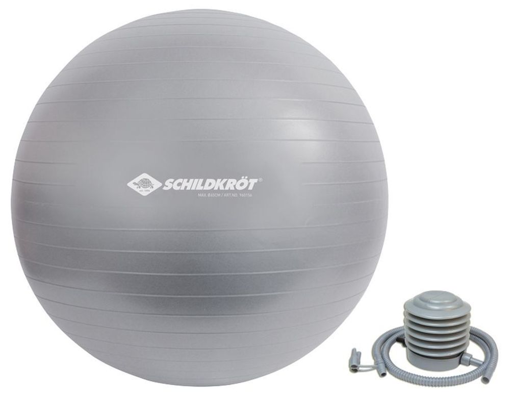 Мяч гимнастический Schildkröt Gymnastic Ball 65cm - Серебро