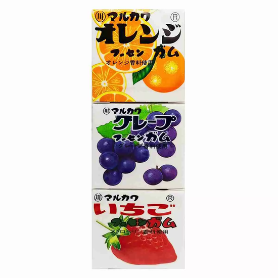 Жевательная резинка Marukawa Микс вкусов 3 вкуса, 16,2г (Япония)