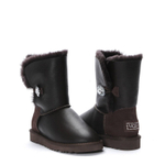 Угги Bailey Button Bling Metallic Chocolate