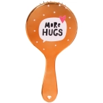 Расческа массажная зеркальная «Animals», микс 4 цвета, 10*22 см, блистер Ultramarine