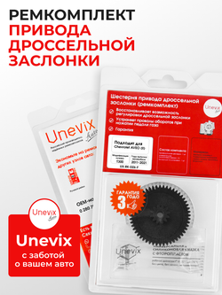 Шестерня привода дроссельной заслонки (ремкомплект) Chevrolet Aveo [T300] 2011 - 2021 (DZ-6)