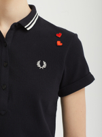 Женская Рубашка-Поло Tipped