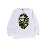 A Bathing Ape Abc Camo Big Ape Head L S Tee