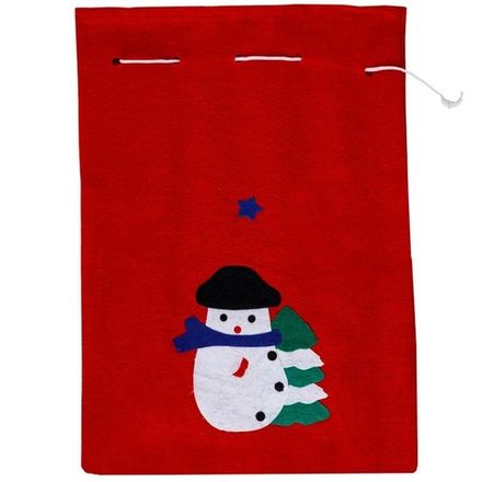 Мешок для подарков "Снеговик"