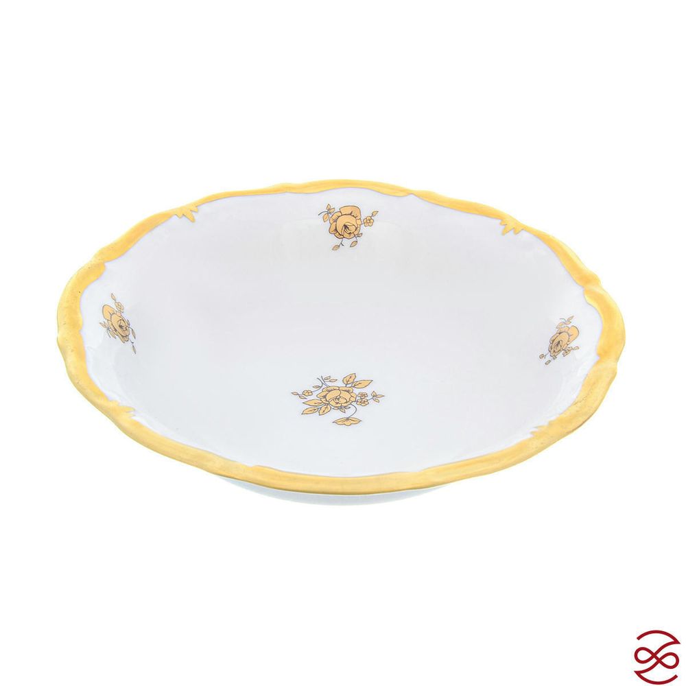 Набор салатников Queen's Crown Золотая роза 16 см (6шт)