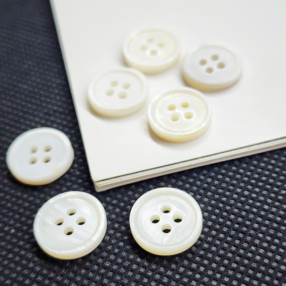 Пуговицы, перламутр натуральный, 12.5мм