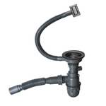 Мойка настол.монтаж 53х43 (3,0) вып 3 1/2  MIXLINE PRO с ФАСКОЙ 22см с сифоном (черный графит)