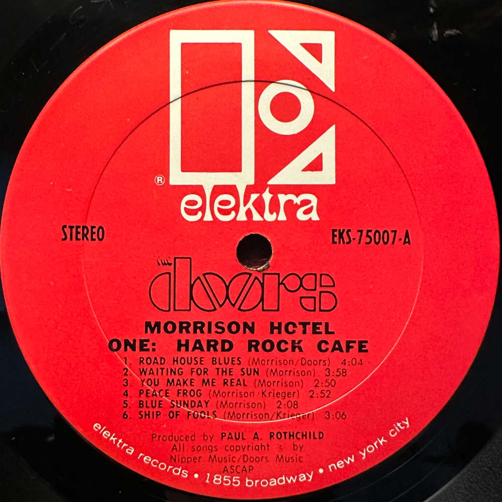 The Doors ‎– Morrison Hotel (США 1970г.) 1st