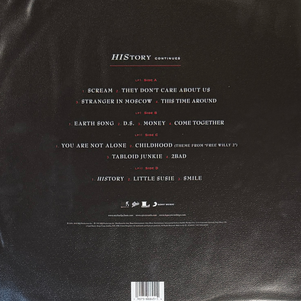 Виниловая пластинка Michael Jackson – HIStory Continues 2LP Picture