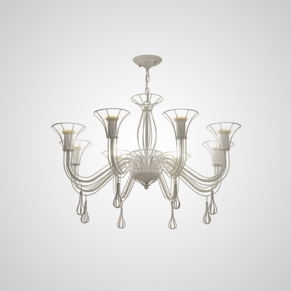 Подвесная Люстра Cast 8 White By Imperiumloft