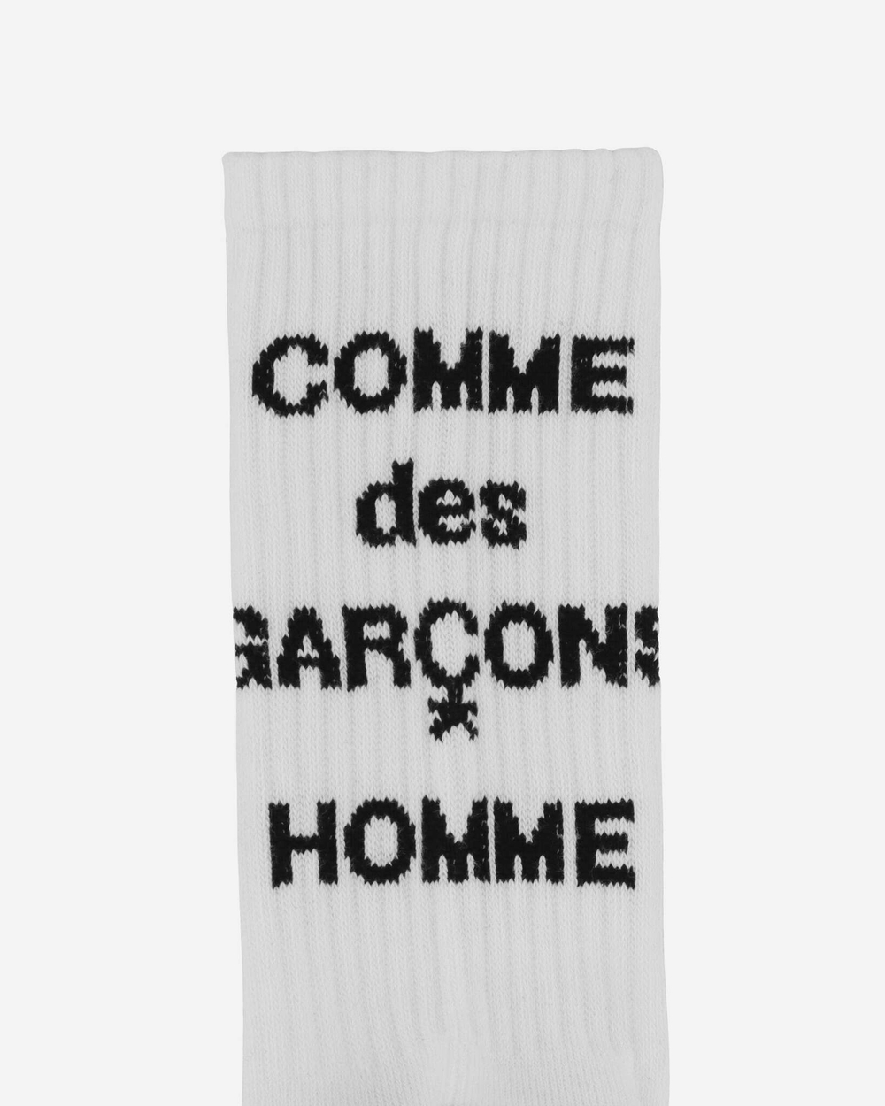 Comme Des Garçons Homme Носки С Логотипом Белые