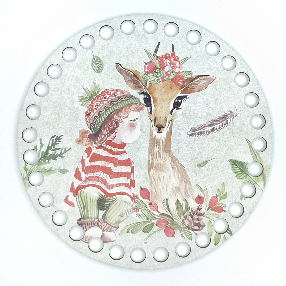 Донышко Принт Детское 15см Дизайн в ассортименте