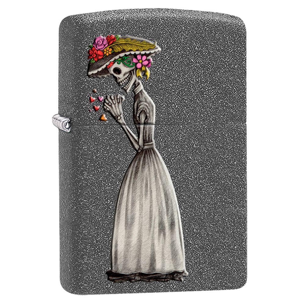 Набор зажигалок Zippo Iron Stone™ Влюбленные зомби (28987)