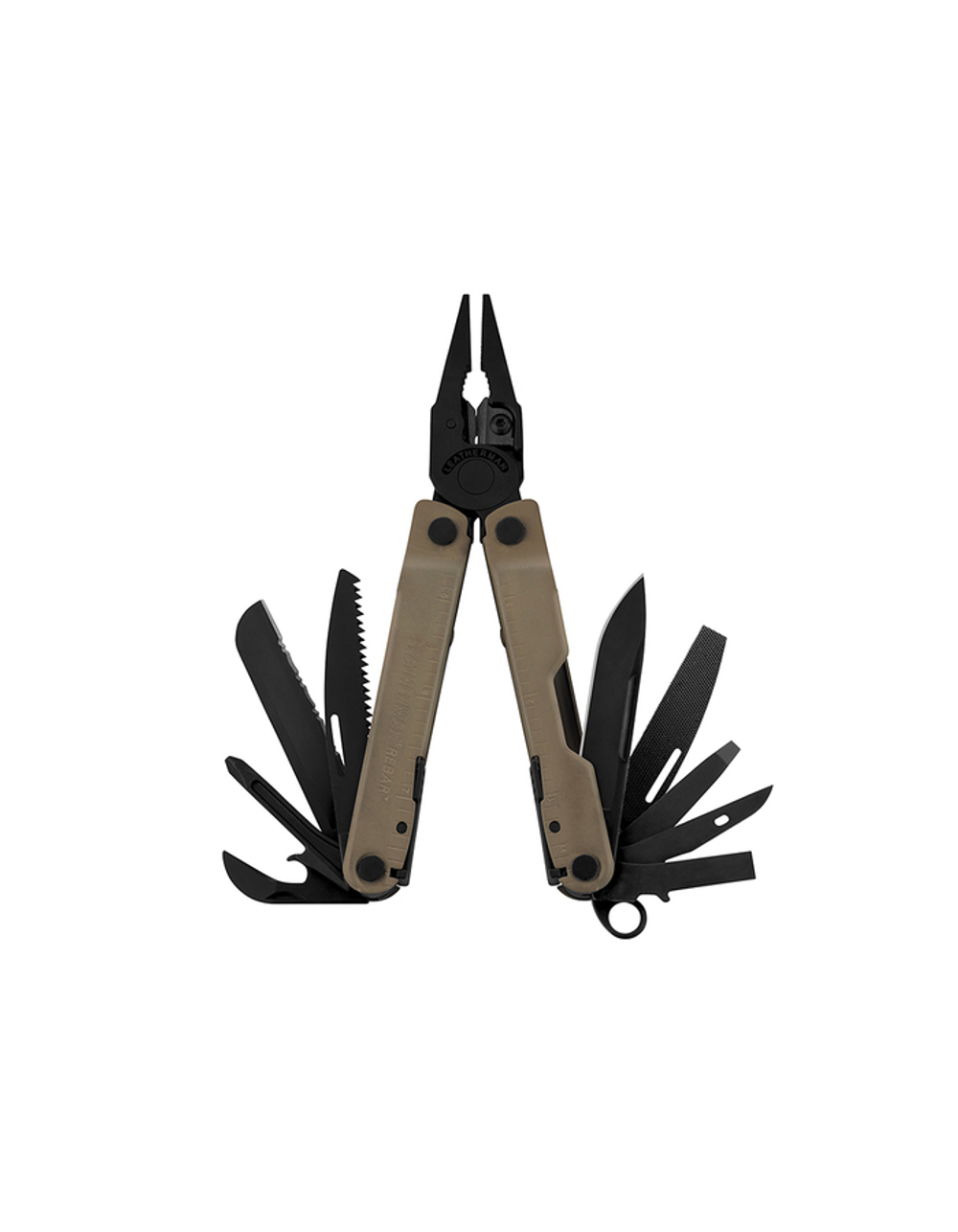 Мультитул Leatherman Rebar Coyote, 17 функций, нейлоновый чехол