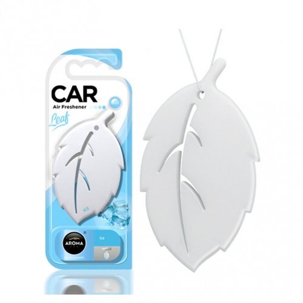 AROMA CAR Полимерный ароматизатор AROMA CAR LEAF 3D Ice