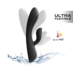Вибратор кролик Dorcel FLEXI RABBIT, черный