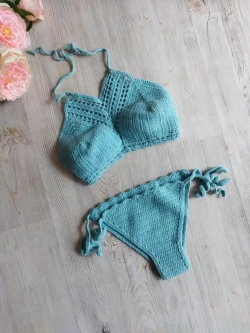 Вязаный купальник