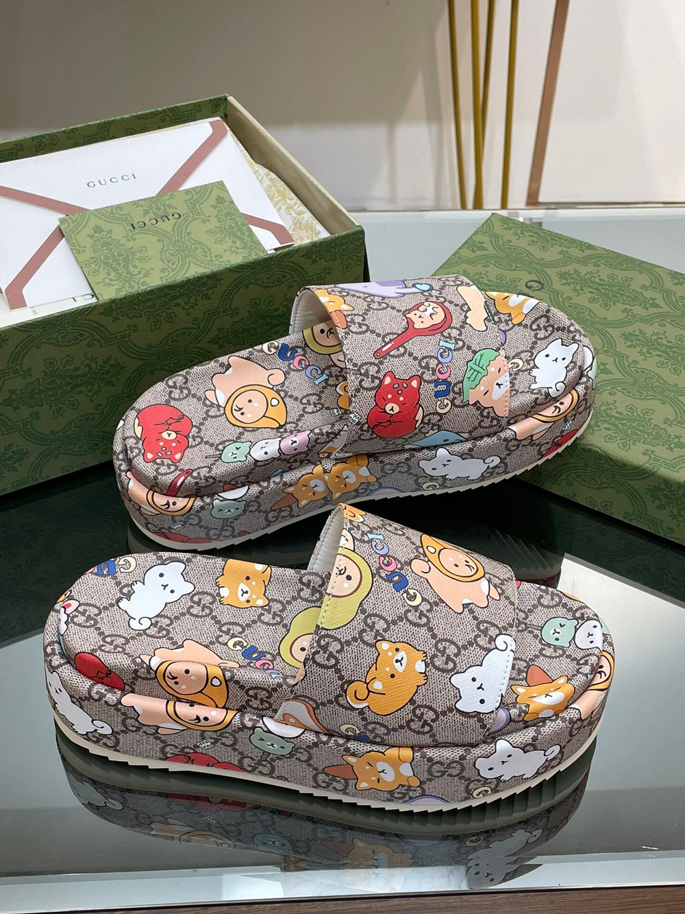 Gucci Platform Slide Sandal