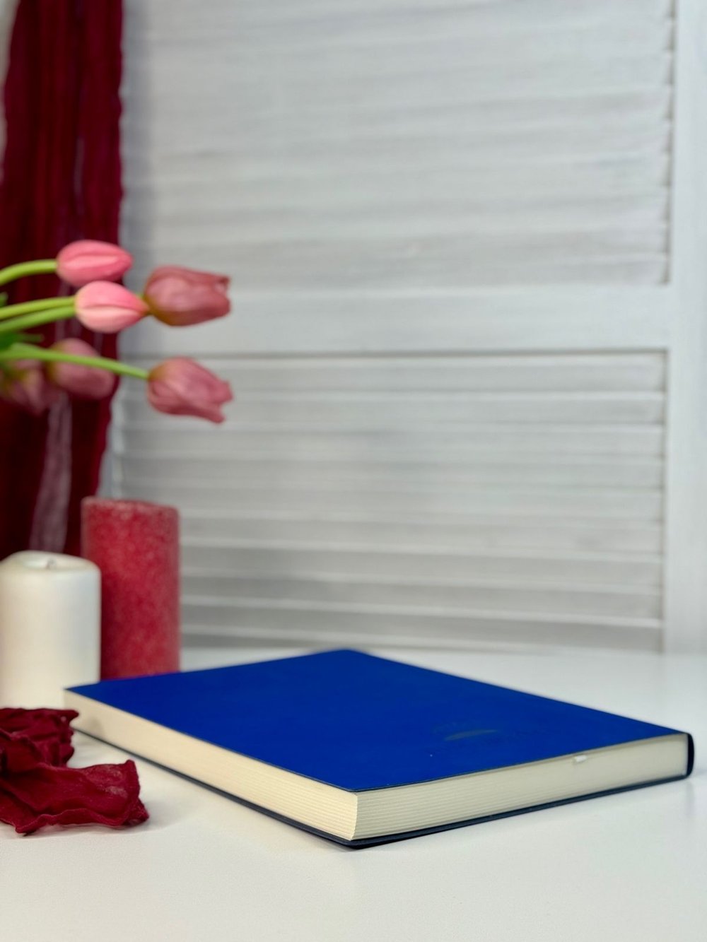 Блокнот А4 200л. (400страниц) без разлиновки Синий (К44-694A)