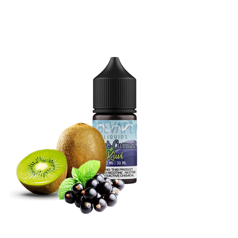 Bevape Liquids - Black Currant Kiwi (50mg, 30ml)