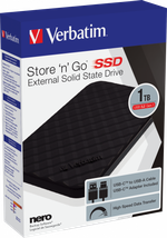 Внешний накопитель Verbatim Store'n'Go SSD USB 3.2 Gen1 1TB