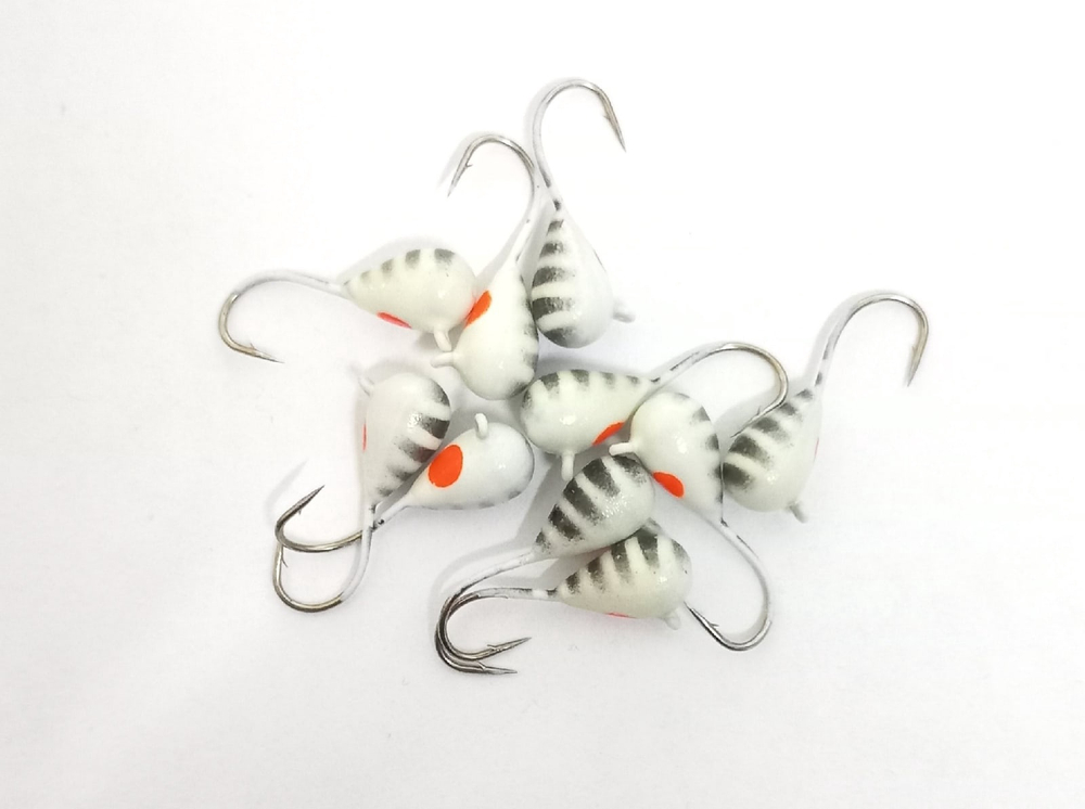 Мормышка вольф. Spider Капля с ушк. краш. d5 1150-329P